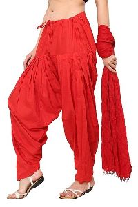 Cotton Semi Patiala Salwar