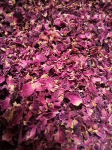 dried rose leaves