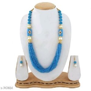 Artificial Pearl Mala Necklace Set