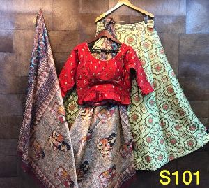 Banarasi Jacquard Silk Lehenga Choli