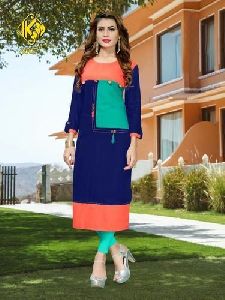 Designer Straight Kurti