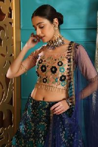 Jacquard Silk Lehenga Choli