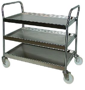 stainless steel tray trolley