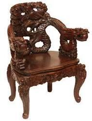 carved wooden chairs
