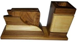 Corporate Wooden Pen Holder