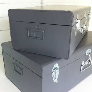 Galvanized Storage Trunk