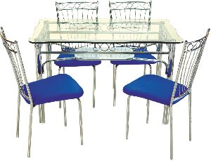 Stainless Steel Dining Set