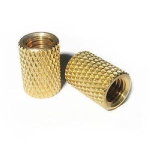 brass knurling insert