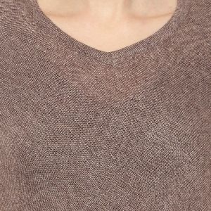 Dark Brown Mongolian Wool Poncho