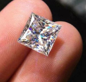 Square (Princess) Shape White Moissanite Diamonds D VVS1 AAA+ Quality