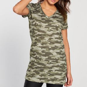 Womens Long Line T Shirt