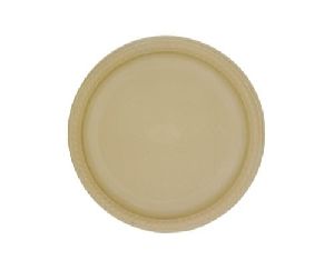 10 Inch Plain Cornstarch Round Plate