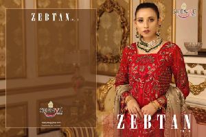 Rinaz Zebtan Vol -1 Party Wear Georgette Dress Material