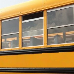 bus window glass