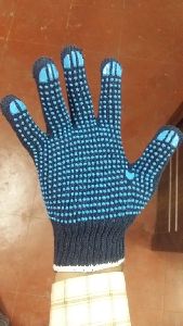 Dotted Knitted Hand Gloves