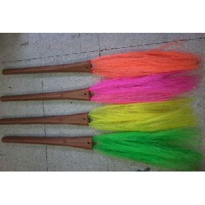 Multicolored Fiber Broom