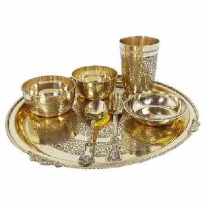 Brass Dinner Set