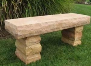 Jodhpur Sandstone Garden Bench