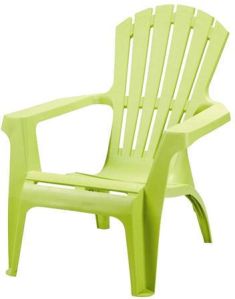 Plastic garden chair