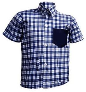 School Uniform Check Shirt