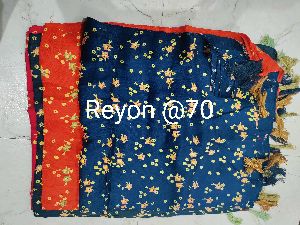 Rayon Print Unstitched Suit Fabric