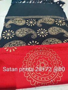 Satin Unstitched Suit Fabric