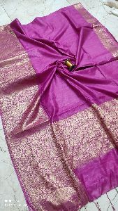 soft silk jacquard weaving border saree