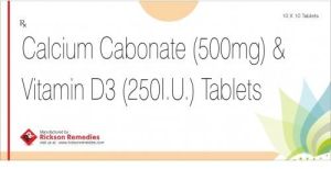 Calcium Carbonate and Vitamin D3 Tablets