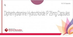 Diphenhydramine Hydrohcloride Capsule