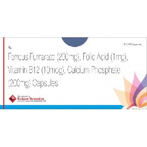 Ferrous Fumarate Folic Acid Vit B12 and Calcium Phosphate Capsules