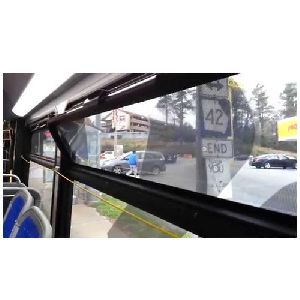 bus window glass