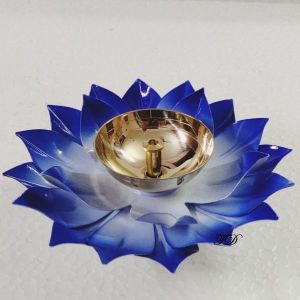 Brass Lotus Diya 6 Inch