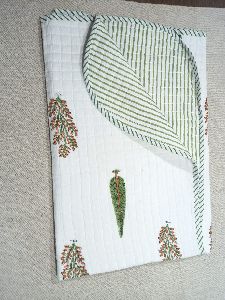 HAND BLOCK PRINTED COTTON FINE BABY QUILTS