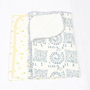 HAND BLOCK PRINTED COTTON MACHINE BABY QUILTS