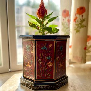 Buta Miniature Painted Planter