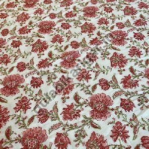 Mughal Jaal Red Quilt
