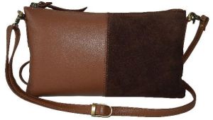 Leather and Suede Ladies Fashion Bag 958 B