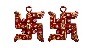 Wooden Swastik for All Festival and Decoration