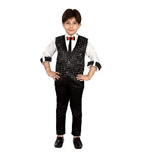 Boys Party Wear Three Pcs Set