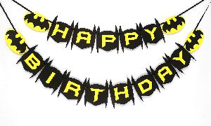 Batman Happy Birthday Banner