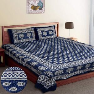 Block Dabu Double Bed Sheets