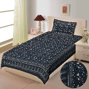 Dabu Print Single Bed Sheets