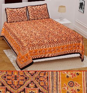 Rajwadi Print Double Bed Sheets