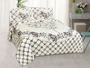Twill Cotton Double Bed Sheets