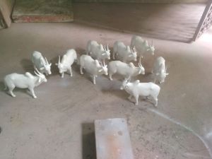 fiberglass Maharashtra bull statues