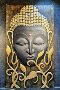 Fiberglass Buddha relief sculptures