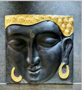 Fiberglass lord buddha relief sculpture