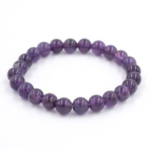 Purple Amethyst Gemstone Bracelet