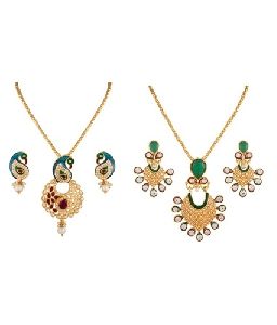 Enamel Pendant Set