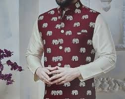 Printed Ethnic Kurta Pajama